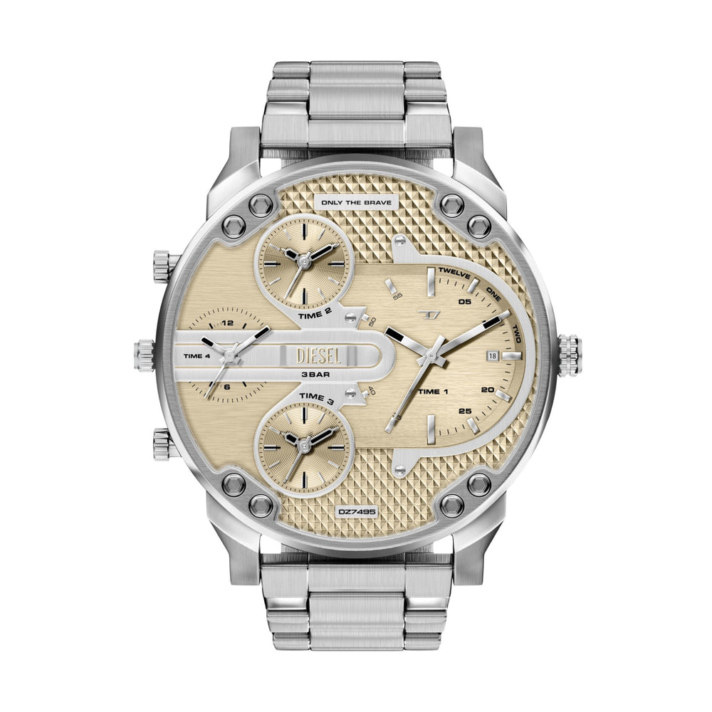 Diesel Mr. Daddy Slim Multi-Movement Stainless Steel Watch