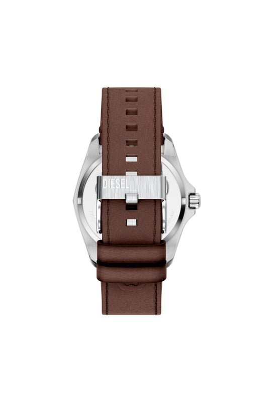 Stinger Three-Hand Brown Leather Watch (1)