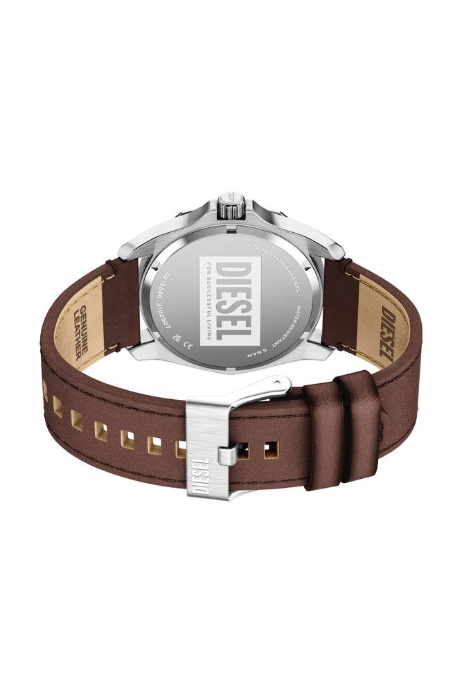 Stinger Three-Hand Brown Leather Watch (4)