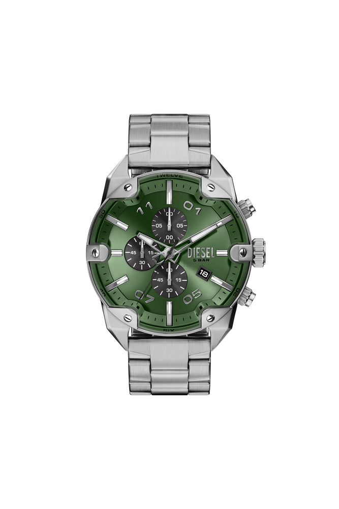 Spiked stainless steel watch