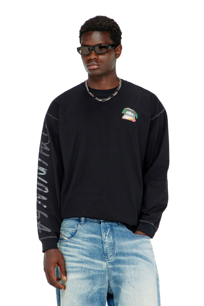 Dw-T-Boxt-Ls-Blk