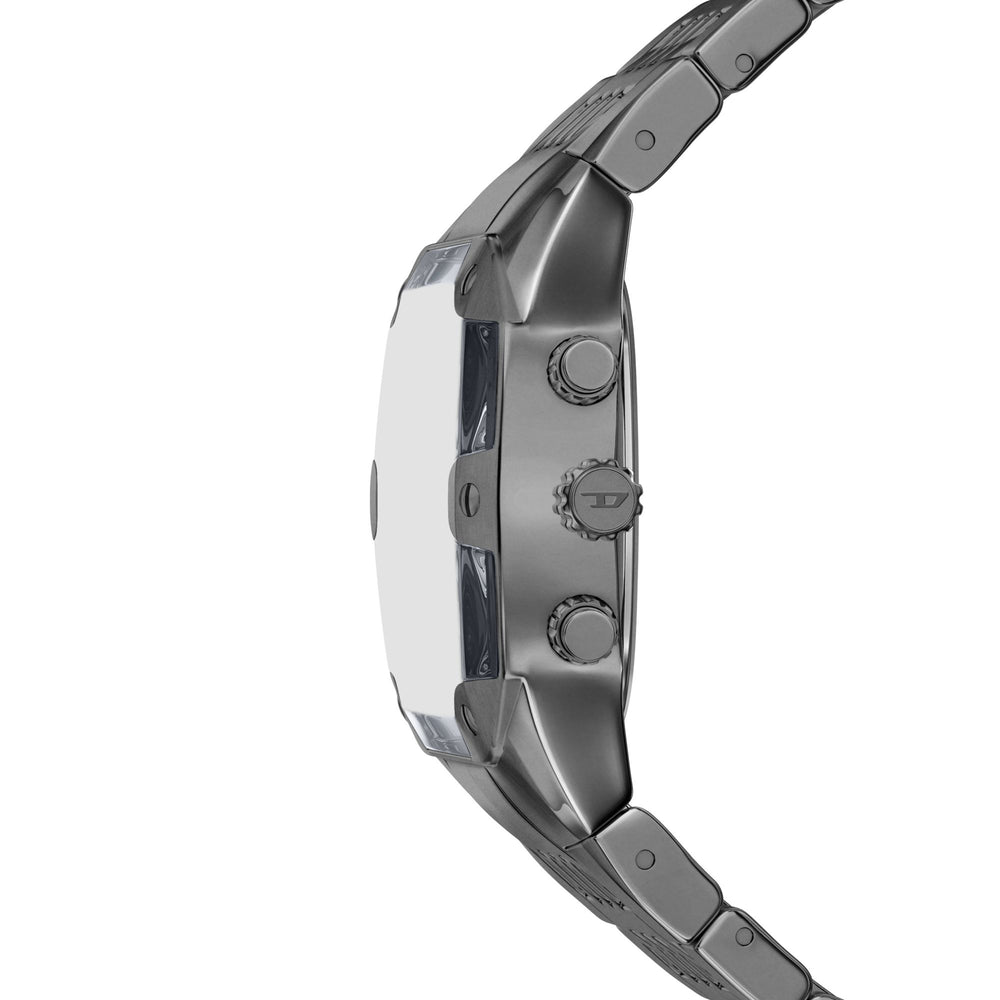 Diesel Spiked Cushion Chronograph Gunmetal Stainless Steel Watch (2)