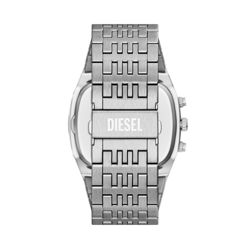 Diesel Spiked Cushion Chronograph Stainless Steel Watch (1)
