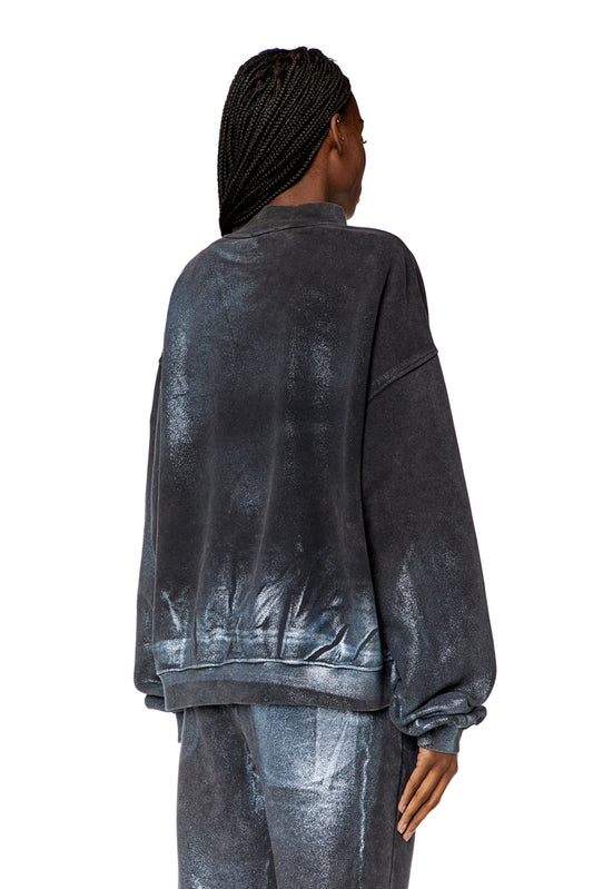 Faded metallic sweatshirt (1)