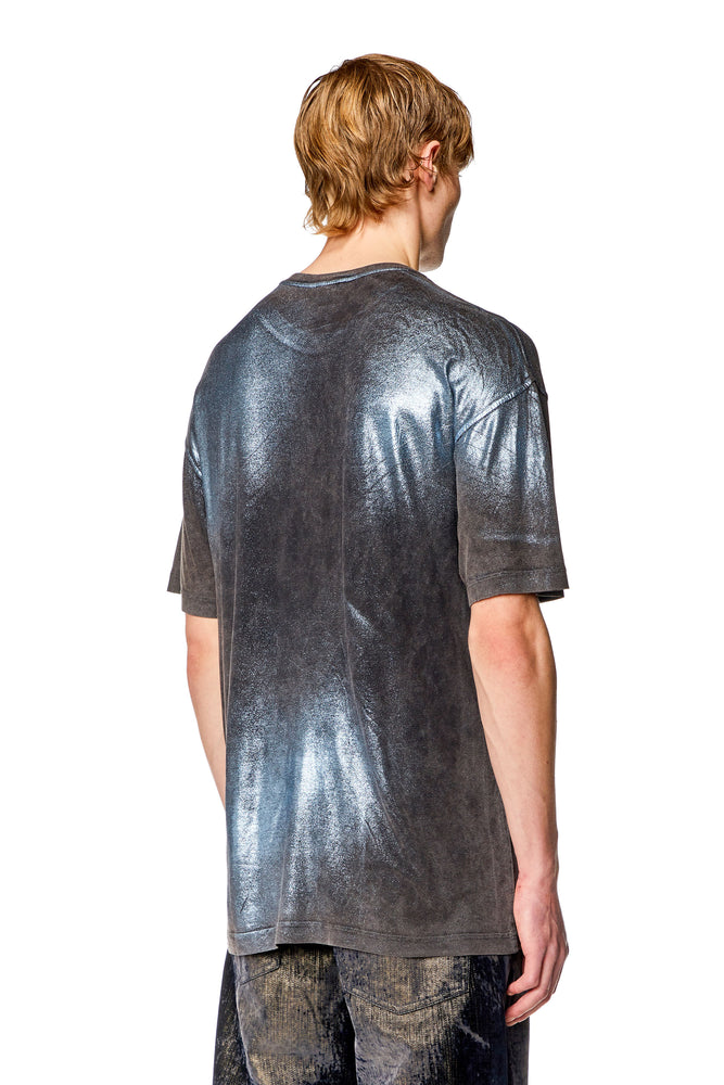 Faded metallic T-shirt (1)