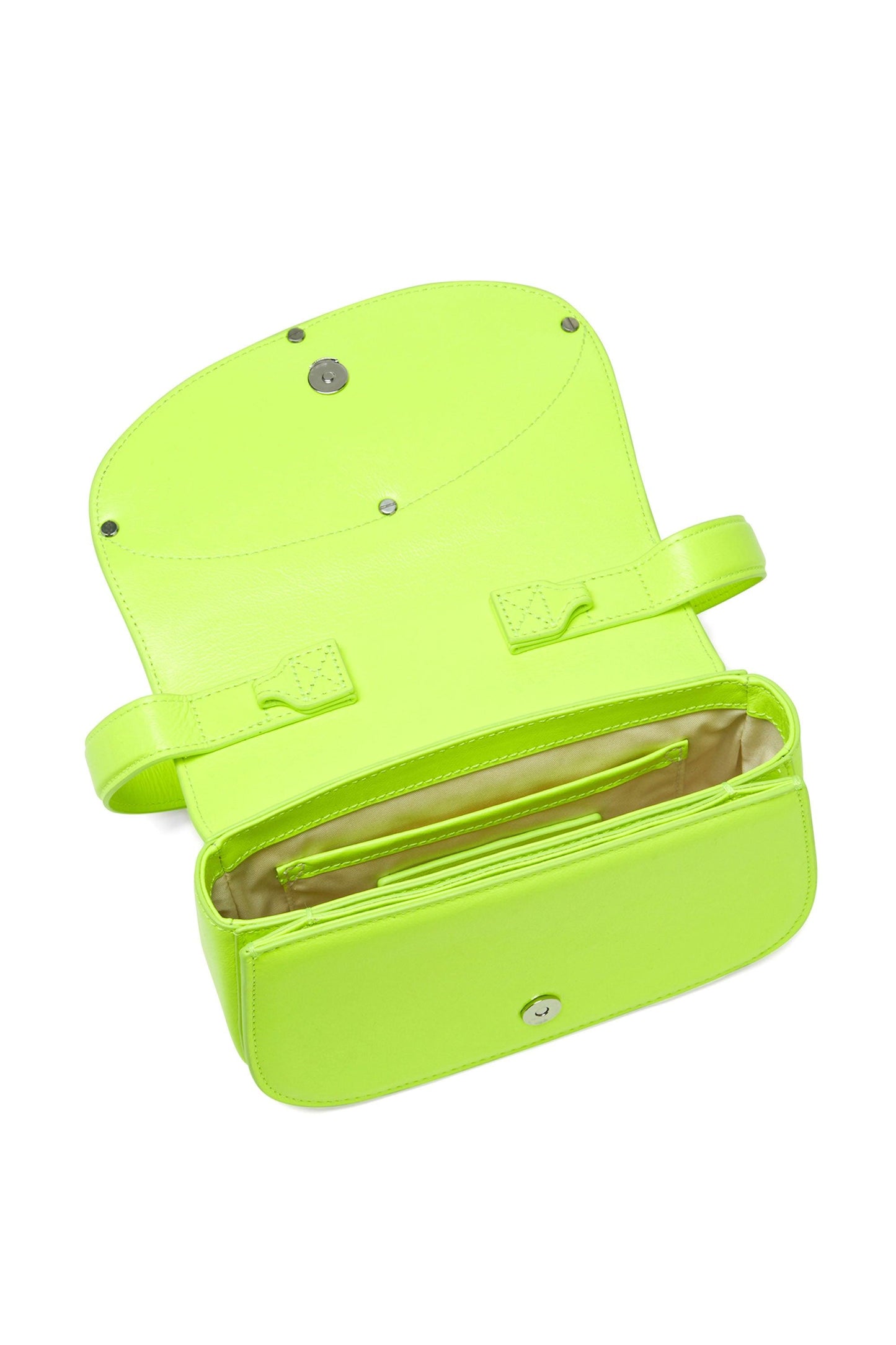 1DR - Iconic shoulder bag in neon leather (3)