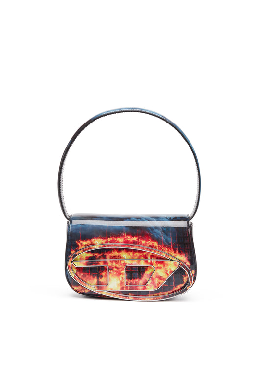 1DR-Iconic shoulder bag with fire print & 8058992756377