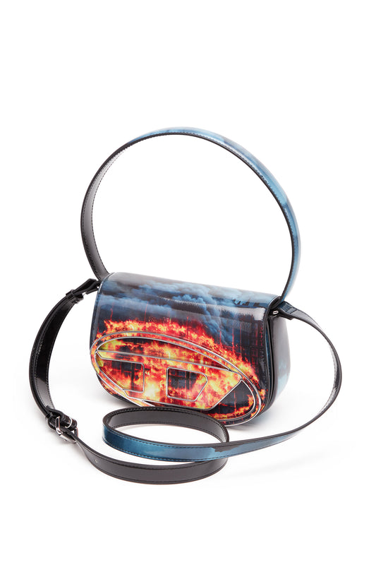 1DR-Iconic shoulder bag with fire print (4)