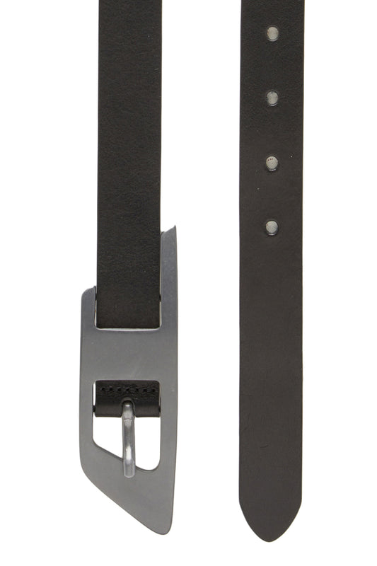 Leather belt with maxi D buckle (1)