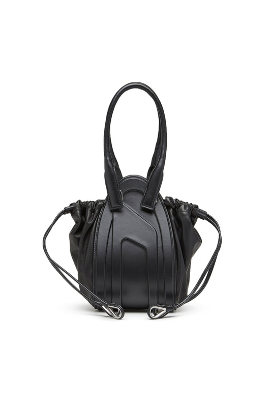 Fold XS - Oval logo handbag in nappa leather (1)