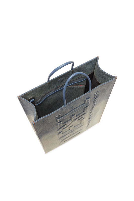 Dsl Shopper 3D L - Large tote in solarised denim (3)