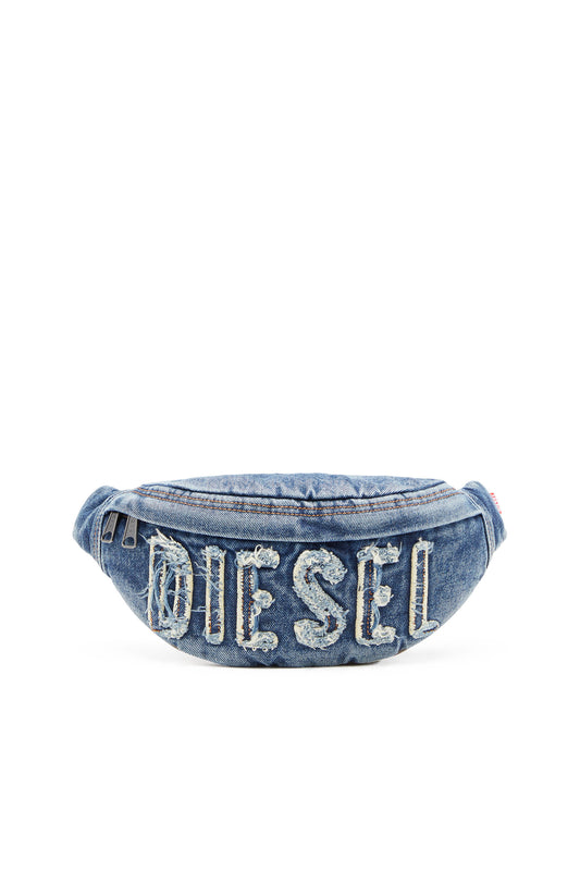 Rave Beltbag - Denim belt bag with frayed logo & 8059038688294