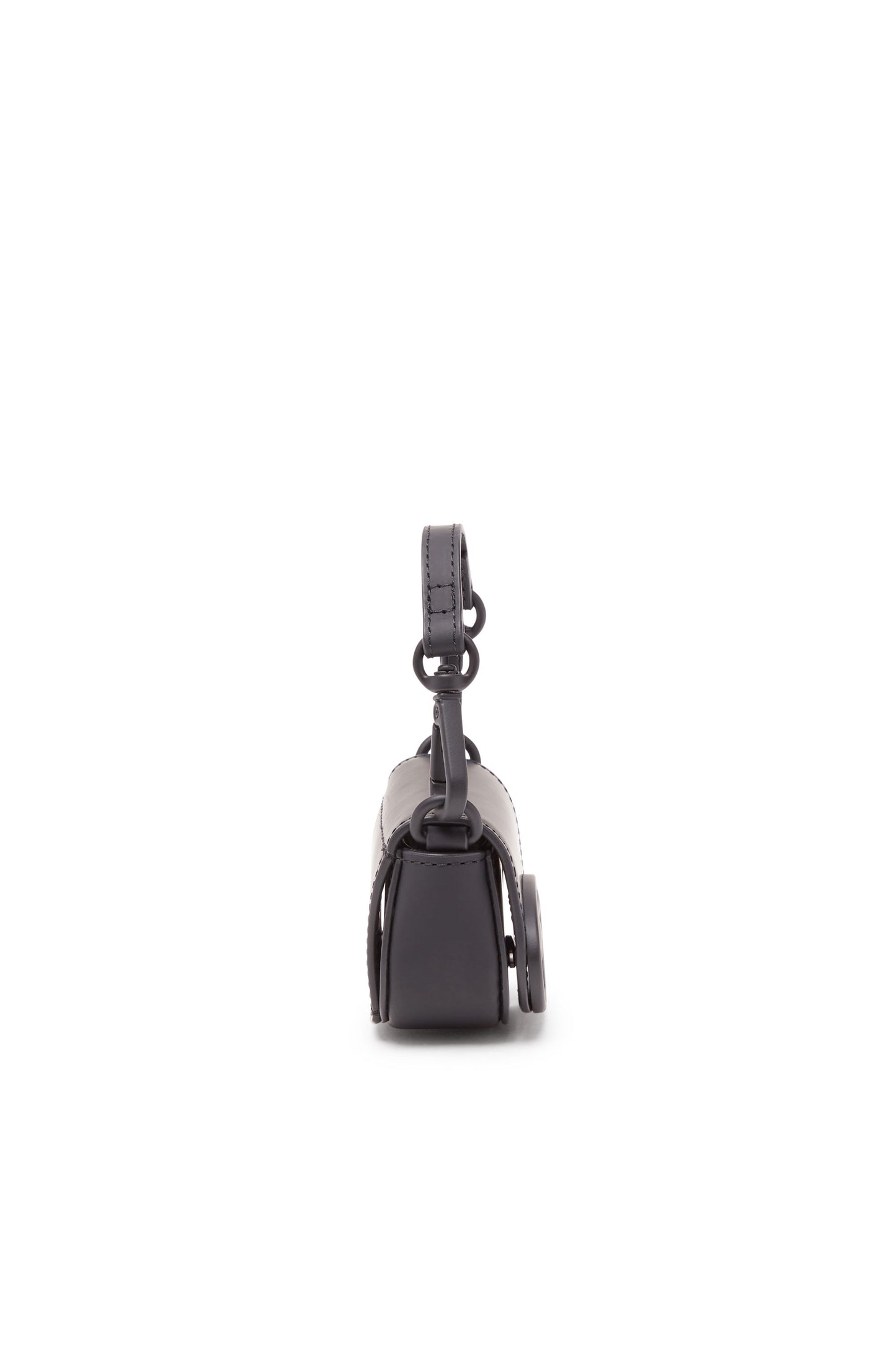 Iconic micro bag charm in matte leather (2)