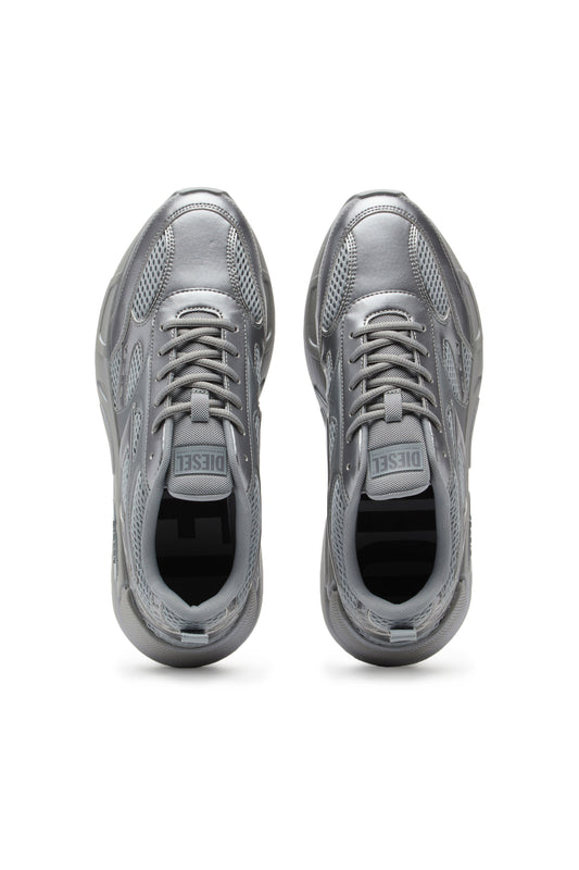 Monochrome pearlised mesh sneakers (4)