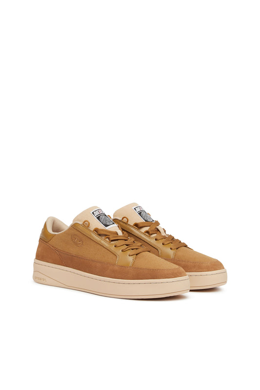 S-Sinna Low - Sneakers in canvas and action leather (1)