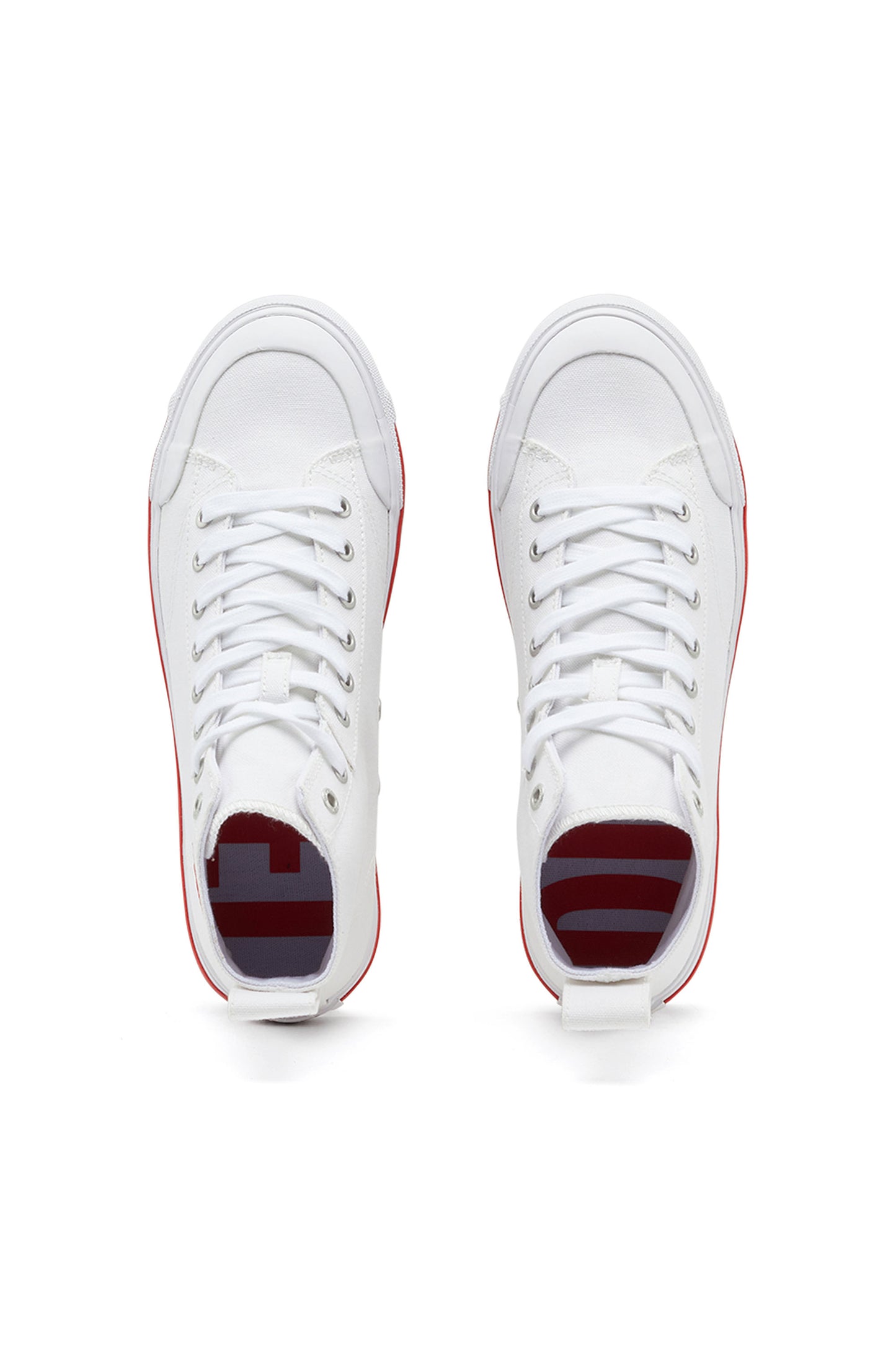 High-top canvas sneakers with oval patch (4)