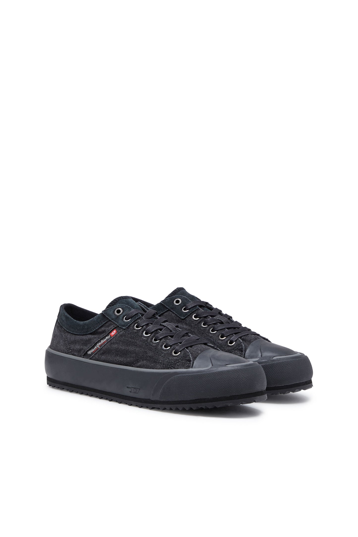 S-Principia Low X - Sneakers in washed denim (1)