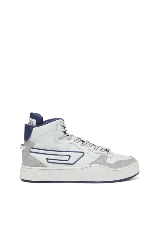 High-top sneakers in leather and suede & 8052105790500