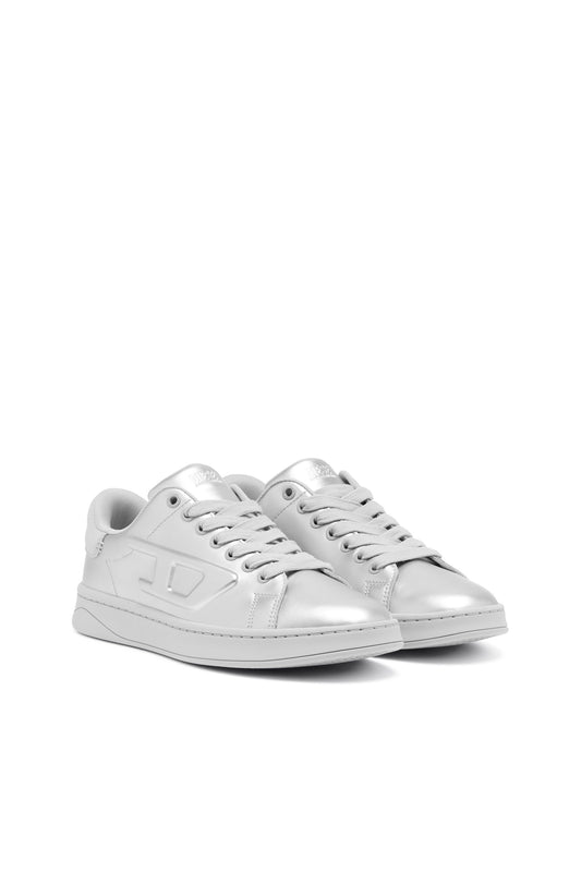 S-Athene Low W - Metallic sneakers with embossed D logo (1)