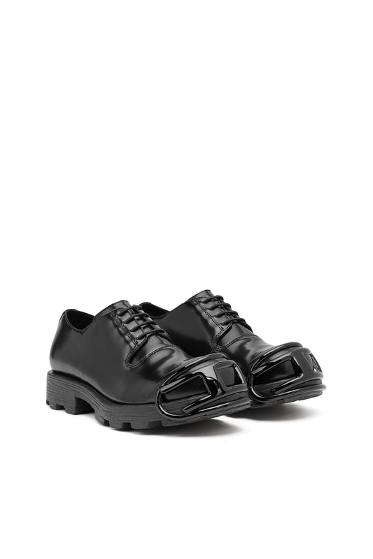 D-Hammer-Leather lace-up shoes with oval D toe cap (1)