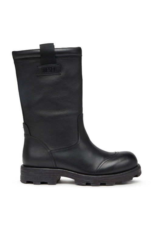 D-Hammer HB - Leather boots with logo patch & 8059038785634 & 8059038785641 & 8059038785658