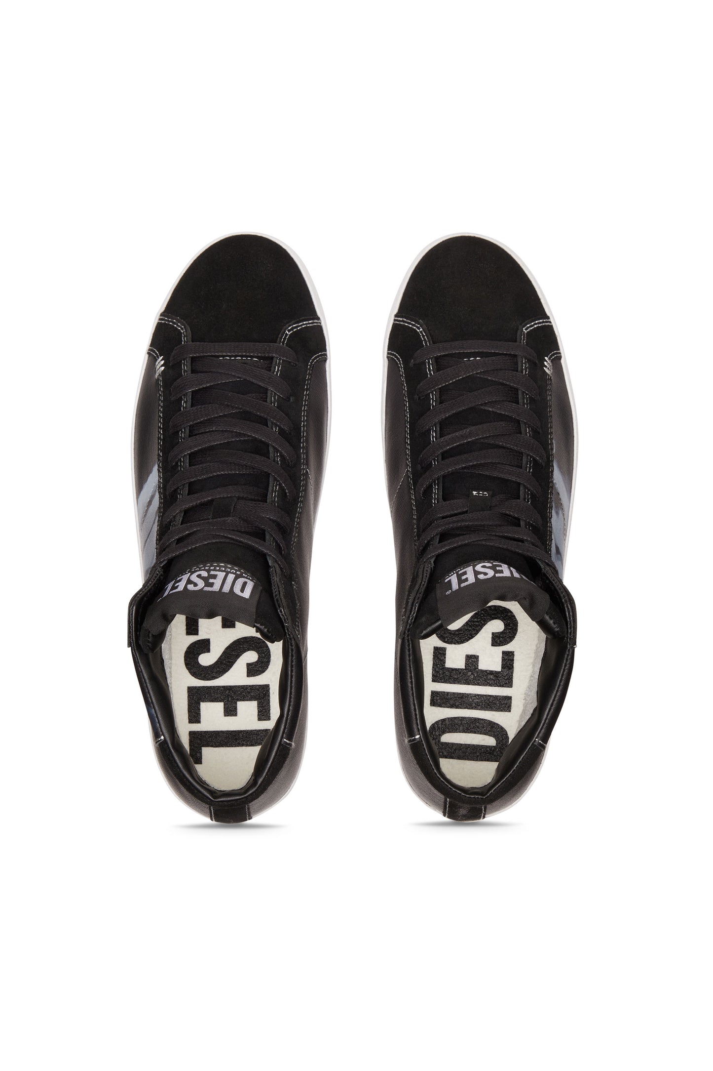 S-Leroji Mid X - High-top sneakers with bleeding logo (4)