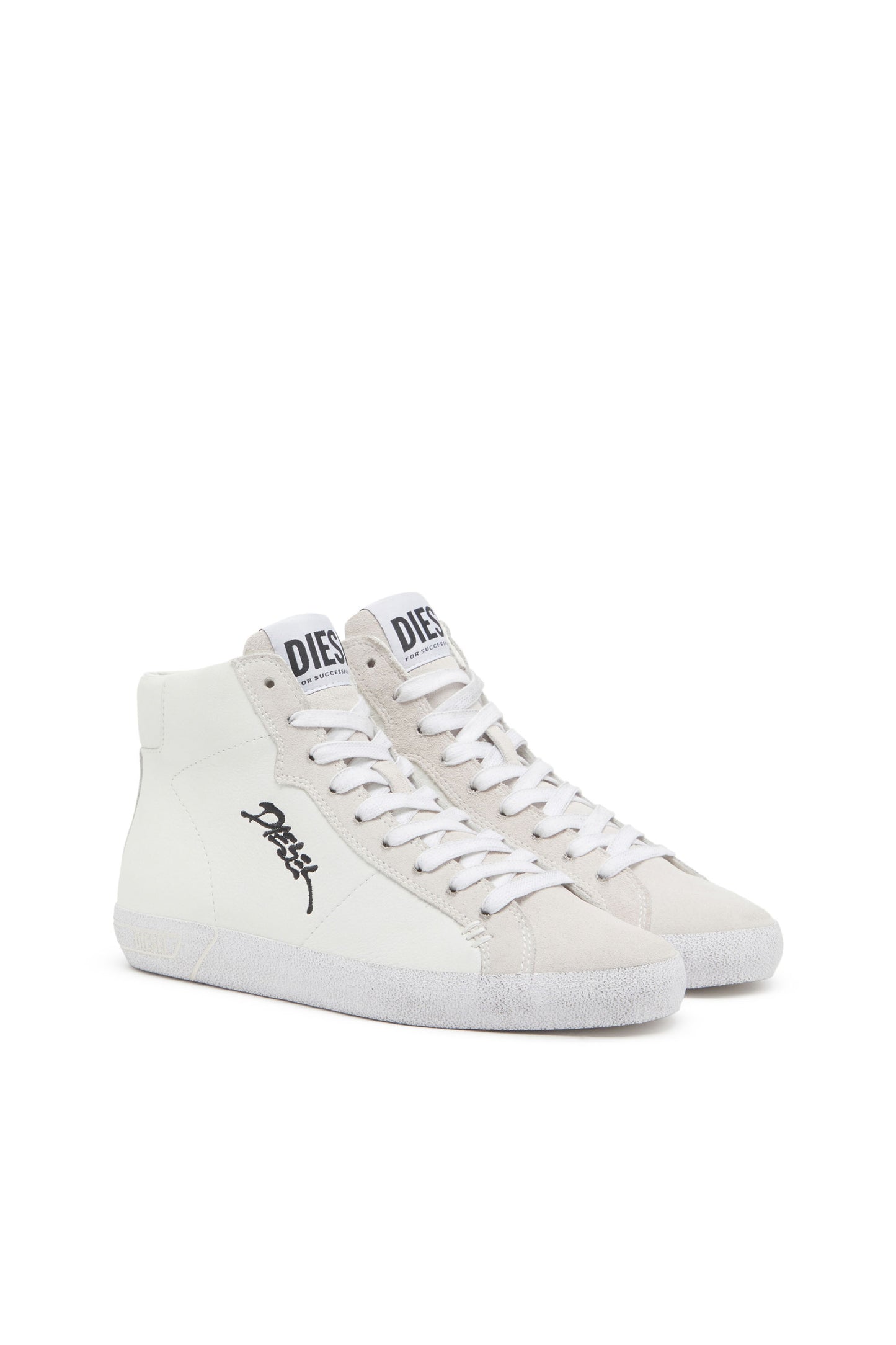 S-Leroji Mid W - High-top sneakers with embroidered logo (1)