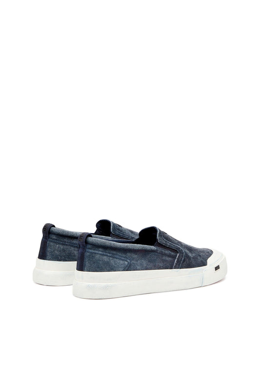 S-Athos-Canvas slip-on sneakers with D embroidery (2)