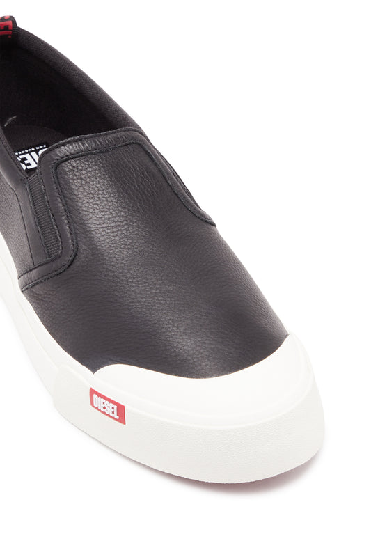 S-Athos Slip On - Slip-on sneakers in plain leather (5)