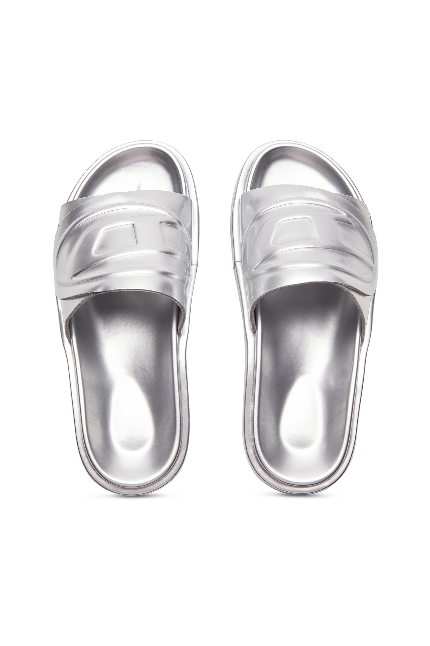 Sa-Slide D-Metallic slide sandals with Oval D strap (4)