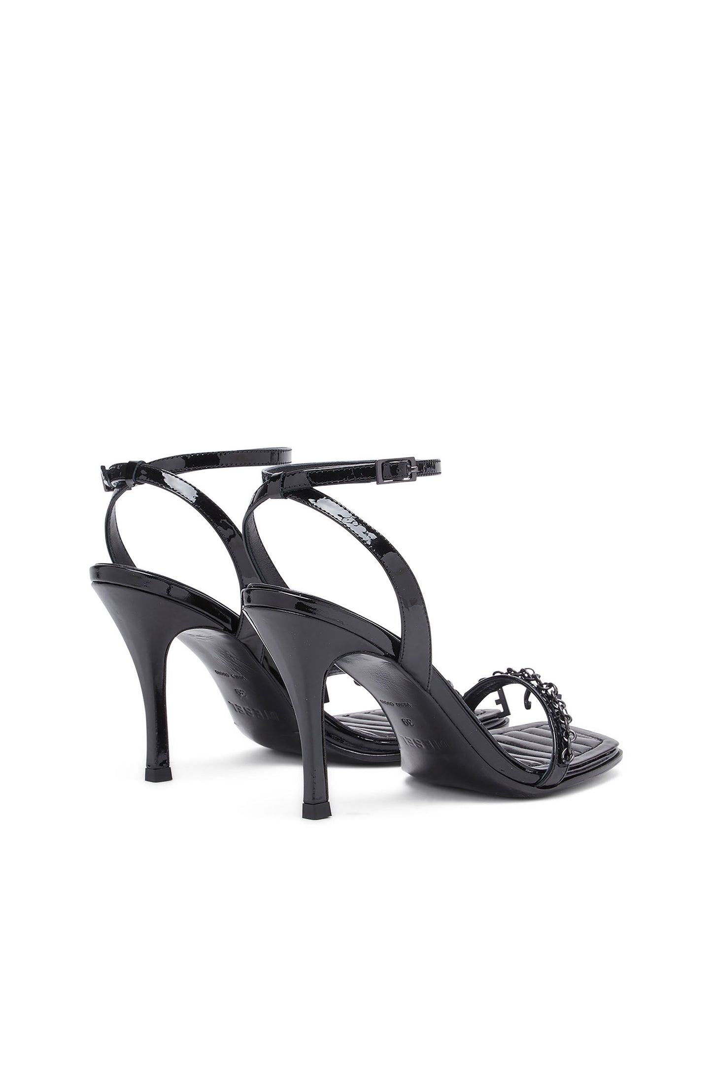 D-Vina Sdl - Strappy sandals in metallic leather (2)