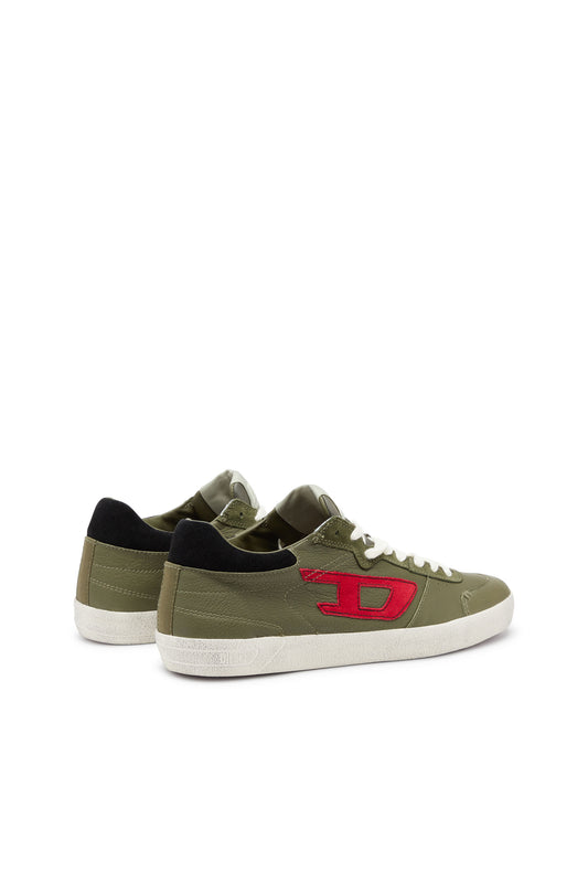 S-Leroji Low - Distressed sneakers in leather and suede (2)