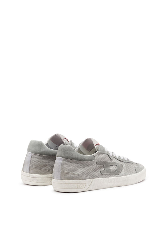 S-Leroji Low-Low-top sneakers in mesh and suede (2)