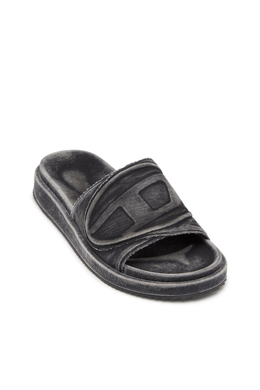 Sa-Slide D-Denim slides with embossed strap (5)