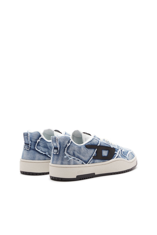 S-Ukiyo Low-Low-top sneakers in frayed denim (2)