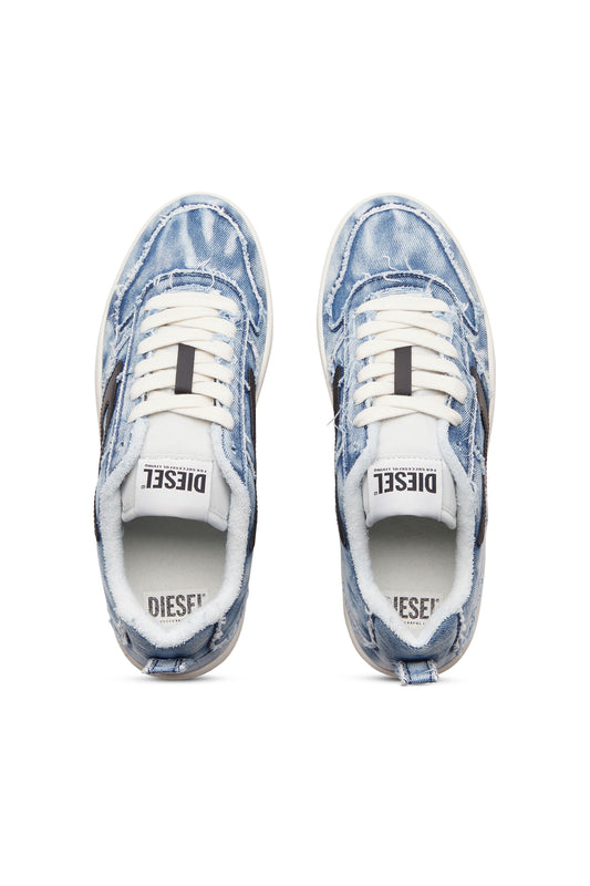 S-Ukiyo Low-Low-top sneakers in frayed denim (4)