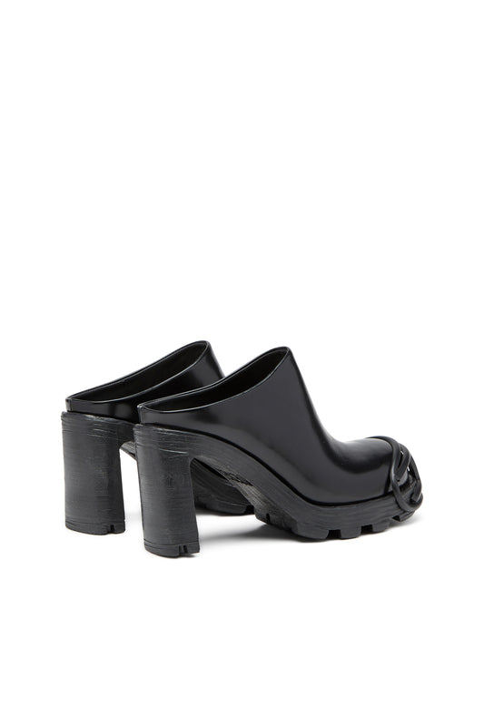 D-Hammer-High-heel mules with Oval D plaque (2)